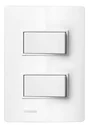 Ver imagem 1 de Conjunto com Placa 4x2 1 Interruptor Simples + 1 Interruptor Paralelo Simon