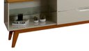 Ver imagem 3 de Rack para TV Limit 2.2 Off White com Nature - MoveisAqui