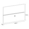 Painel para Tv Rivera 1.3 Freijó – Hb Móveis - 2