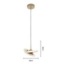 Ver imagem 4 de Lustre Pendente Skylight Venom 4029 Led Bivolt French Gold/transparente