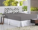 Ver imagem 1 de Enxovais Cama Adulto Solteiro Lençol Avulso Altenburg -Malha In Cotton com Elastico King Cinza