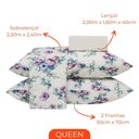 Ver imagem 3 de Jogo de Cama Queen Duplo 4 Peças Sultan Realce Premium Alana