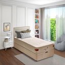 Ver imagem 3 de Cama Box Solteiro Americano Baú Molas Ensacadas White Horse Carolina Mattress 96x203 Carolina Mattre