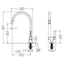 Ver imagem 4 de Torneira para Cozinha Bica Alta Quad - 00711806 Docol
