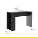 Ver imagem 3 de Bacada Ilha para Cozinha Americana 136 X 92 Cm Mdp Cinza Vulcano - Clicklar