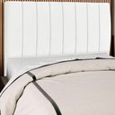 Ver imagem 4 de Cabeceira Casal 140cm Allia Suede Branco Rm Branco