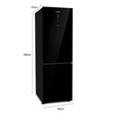 Ver imagem 2 de Geladeira Panasonic Intuitive+ Nr-BB41 Frost Free Inverter 407L Bottom Freezer Black Glass 220V