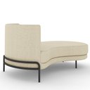 Ver imagem 7 de Sofá Chaise Longue Sala de Estar Living Lucca Direito D02 Linho Creme D-463 - Lyam Decor