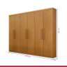 Guarda Roupa Casal 6 Portas 8 Gavetas 100% MDF - Versátil - Josandro Móveis - 5