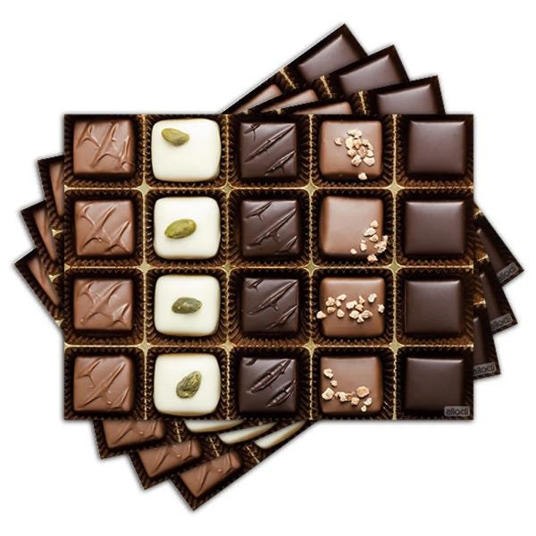 Jogo Americano - Chocolate com 4 peças - 413Jo - 1