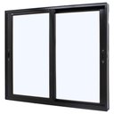 Ver imagem 1 de Janela Perfecta 2 Folhas 120x100 Alumínio Anodizado com Vidro Preta Jap