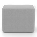 Ver imagem 5 de Kit 02 Puffs Decorativos Living Yumi Retangular 60cm Cinza Claro - Desk Design