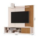 Ver imagem 3 de Painel Home Suspenso Babilônia para Tv 43 Polegadas Off-white/ripado