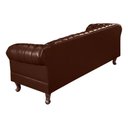 Ver imagem 3 de Namoradeira Duque Chest 3 Lug Courano Marrom Café