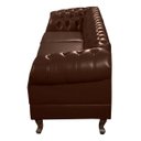 Ver imagem 4 de Namoradeira Duque Chest 3 Lug Courano Marrom Café