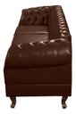Ver imagem 4 de Namoradeira Duque Chest 3 Lug Courano Marrom Café