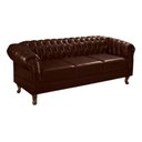 Ver imagem 1 de Namoradeira Duque Chest 3 Lug Courano Marrom Café