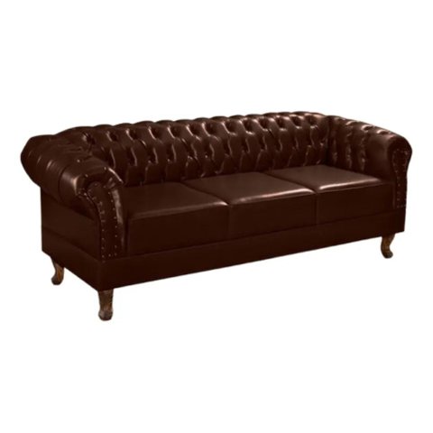 Namoradeira Duque Chest 3 Lug Courano Marrom Café
