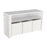 Rack com Baús Infantil e Porta Carrinhos Giuseppe 100% Mdf Woodcore - 2