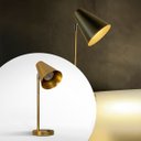 Ver imagem 3 de Abajur Luminaria de Mesa Direcionável Moderno Decoração e Leitura Casa Sala Quarto Escritório