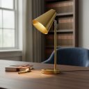 Ver imagem 1 de Abajur Luminaria de Mesa Direcionável Moderno Decoração e Leitura Casa Sala Quarto Escritório