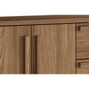 Ver imagem 4 de Cômoda Casal Málaga Gold 2 Portas e 5 Gavetas Jatoba/areia - Santos Andirá