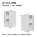 Ver imagem 4 de Armário Aéreo 50cm 1 Porta Branco Vik Madesa