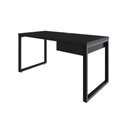 Ver imagem 2 de Mesa Diretor c/01 Gav. 150x70x75cm Yon YOME71501G Preto Tx - Est.Preta