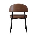 Ver imagem 6 de Conjunto 2 Cadeiras de Jantar Bless Courino Whisky Est.Preta