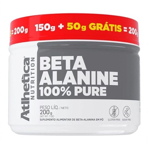 Beta Alanine 100% Pure Atlhetica Nutrition 2000MG sem Sabor 200g