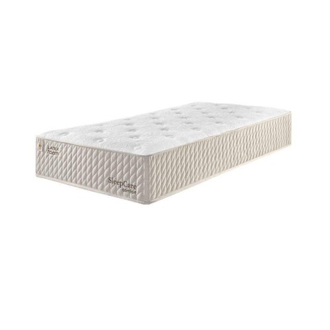 Colchão Solteiro Mola Ensacada D28 com Látex Ag Soft 96x203cm Branco Latex Foam