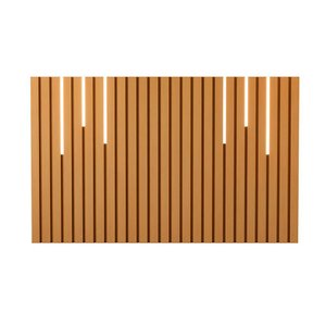 Cabeceira Ripada Led Queen Size e Casal Nature Nettie Shop Jm