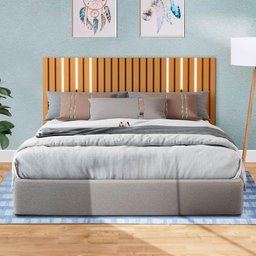 Cabeceira Ripada Led Queen Size e Casal Nature Nettie Shop Jm - 2