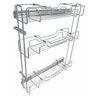 Porta Latas Cromado Triplo com Trilhos 8694 - Jomer - 1