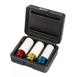Kit Jogo de Soquete 40 peças + Soquete Roda Liga Leve 3 peças - 3