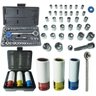 Kit Jogo de Soquete 40 peças + Soquete Roda Liga Leve 3 peças - 1