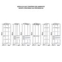 Ver imagem 5 de Guarda-Roupa Closet Modulado com 6 Gavetas 320cm Multimóveis Crpro-CLO009 Branco