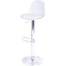Banqueta Saarinen Cor Branca Base Cromada - 39870 - 1