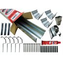 Ver imagem 1 de Kit Calha Para Beiral 6 Metros Calha Forte Galvanizado 26pçs