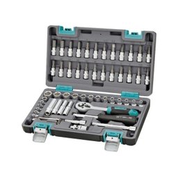 Jogo De Soquete Catraca 57 Peças 1/4 Profissional Stels - 1