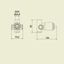 Ver imagem 5 de Base Monocomando de Chuveiro 3/4 25972 Meber - Cromado