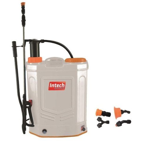 Pulverizador À Bateria Intech Machine Gpm2000 com 20 Litros Laranja/branco