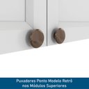 Ver imagem 7 de Cozinha Compacta Modulada 4 Peças com Tampo Casuá Branca Unna