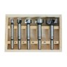 Kit 5 Brocas Forstner Fresa 10 a 35mm para Dobradiça Madeira Sparta - 3