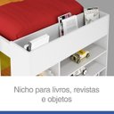 Ver imagem 4 de Beliche Solteiro com Prateleiras e Baú Mari 