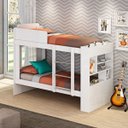 Ver imagem 2 de Beliche Solteiro com Prateleiras e Baú Mari 