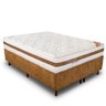 Cama Box Queen Orthocrin Colchão Espuma Eternitá Látex e Box Nature (158x198x65) - 1