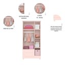 Ver imagem 5 de Guarda Roupa Infantil Doce Sonho 3 Portas 2 Gavetas Mdp Qmovi