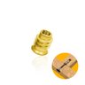 Bucha Americana M6x10mm Zinco Amarelo 100 Unidades - 1