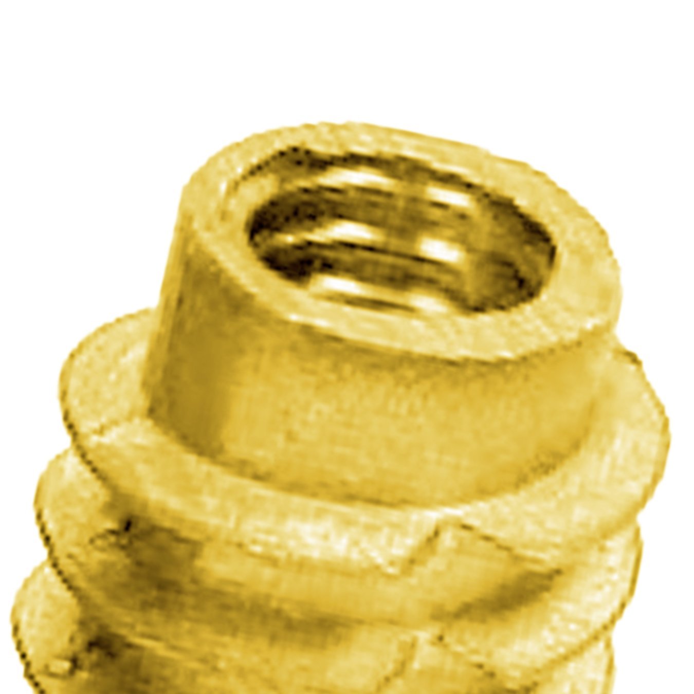 Bucha Americana M6x10mm Zinco Amarelo 100 Unidades - 3